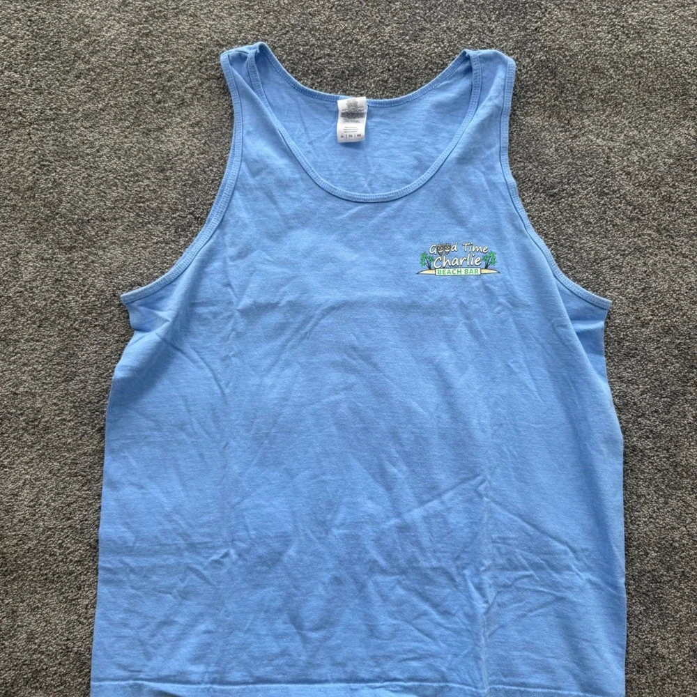 VTG lot Mens Caribbean Vacation T-Shirt Tank Top Bundle XL St Martin Oyster Bay